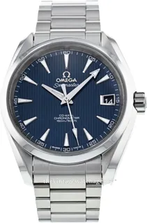 Omega Aqua Terra 231.10.39.21.03.001 38.5mm Stainless steel Blue