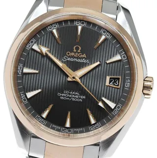 Omega Aqua Terra 231.20.42.21.06.001 42mm Stainless steel and Red gold Gray