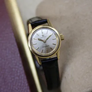 Omega De Ville Ladymatic 555.001 20mm Yellow gold and Stainless steel White