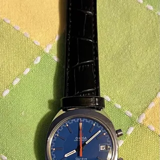 Omega Genève 146.009 35mm Stainless steel Blue