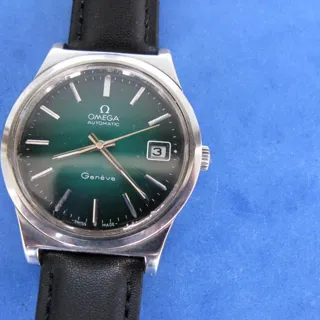 Omega Genève 166 36mm Stainless steel Green