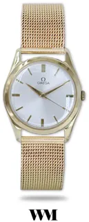 Omega Vintage 32mm Yellow gold Silver