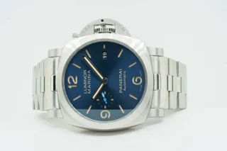 Panerai Luminor Marina Automatic PAM 01058 Stainless steel Blue