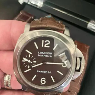 Panerai Luminor PAM 00118 44mm Titanium Brown