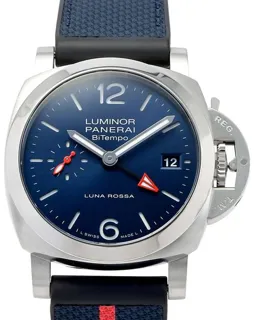 Panerai Luminor PAM01404 40mm Stainless steel Blue