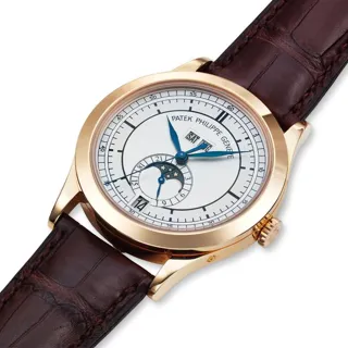 Patek Philippe Annual Calendar 5396R-001 38mm Rose gold Silver