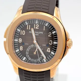 Patek Philippe Aquanaut 5164R-001 40.8mm Rose gold Brown