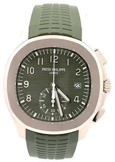 Patek Philippe Aquanaut 5968G-010 42mm White gold Green