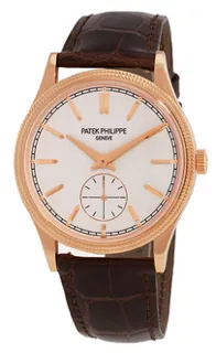 Patek Philippe Calatrava 6119R-001 Rose gold Silver