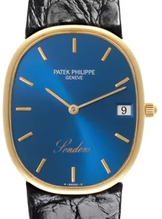 Patek Philippe Golden Ellipse 3788J 27mm Yellow gold Blue