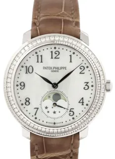 Patek Philippe Moonphase 4968G-010 33mm White gold White