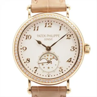 Patek Philippe Moonphase 7121J-001 33mm Yellow gold White