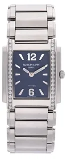 Patek Philippe Twenty~4 4910/1200A-001 25mm Stainless steel Blue