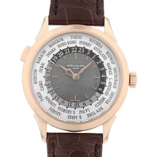 Patek Philippe World Time 5230R-001 38.5mm Rose gold Gray