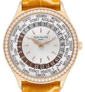 Patek Philippe World Time 7130R-013 36mm Rose gold White