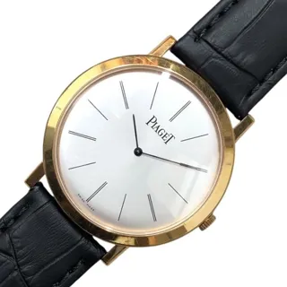 Piaget Altiplano P10321 38mm Yellow gold Silver