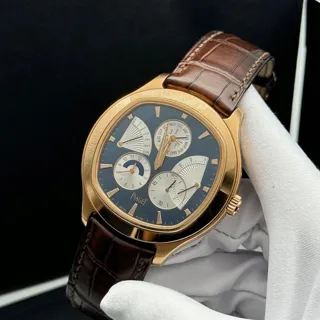 Piaget Emperador G0A33019 46.5mm Rose gold Blue