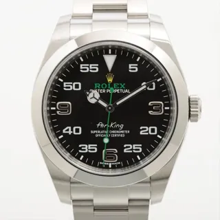 Rolex Air King 116900 39mm Stainless steel Black