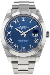 Rolex Datejust 41 126300 Stainless steel Blue