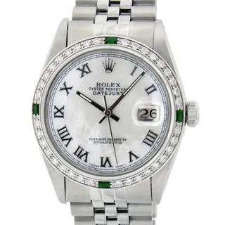 Rolex Datejust Stainless steel and 18k white gold White