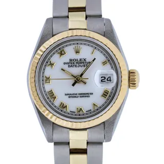 Rolex Datejust Stainless steel and 14k yellow gold White