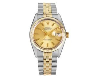 Rolex Datejust Yellow gold and Stainless steel Champagne