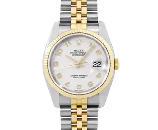 Rolex Datejust Stainless steel and 18k yellow gold Cream