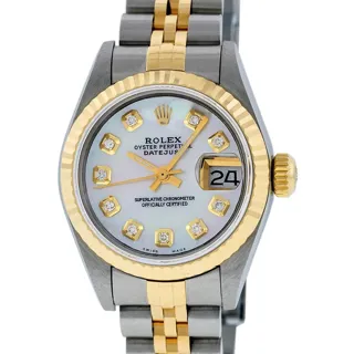 Rolex Datejust Stainless steel and 18k yellow gold White