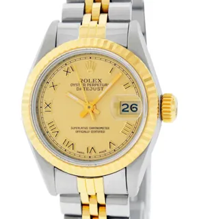 Rolex Datejust Stainless steel and 14k yellow gold Champagne