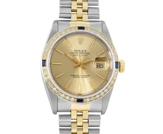 Rolex Datejust Yellow gold and Stainless steel Champagne