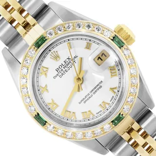 Rolex Datejust Stainless steel and 18k yellow gold White