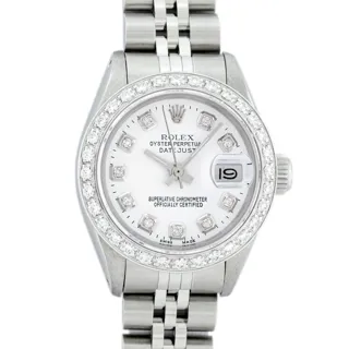 Rolex Datejust Stainless steel White