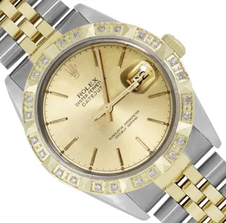 Rolex Datejust Stainless steel and 18k yellow gold Champagne