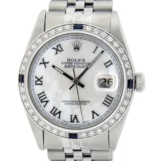 Rolex Datejust Stainless steel White