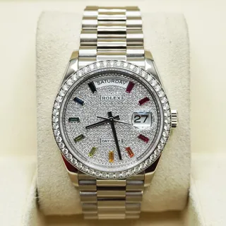 Rolex Day-Date 36 128349RBR White gold