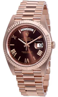 Rolex Day-Date 40 228235CHRP Everose gold Brown