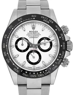 Rolex Daytona 116500 40mm Stainless steel White