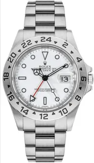 Rolex Explorer II 16570 40mm Stainless steel White