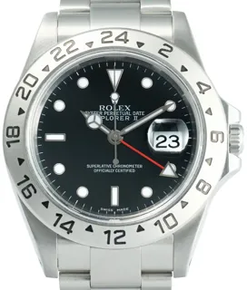 Rolex Explorer II 16570 40mm Stainless steel Black