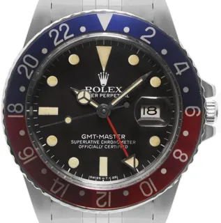 Rolex GMT-Master 16750 40mm Stainless steel Black