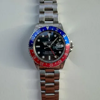 Rolex GMT-Master 1675 40mm Stainless steel Black