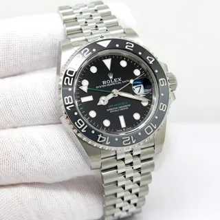 Rolex GMT-Master II 126710GRNR 40mm Stainless steel Black