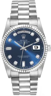 Rolex President 18239A White gold