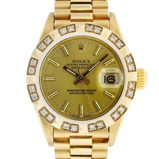 Rolex President 26mm 18k yellow gold Champagne