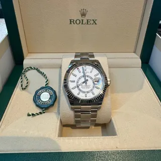 Rolex Sky-Dweller 326934 42mm Stainless steel White