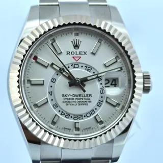 Rolex Sky-Dweller 326934 42mm Stainless steel White