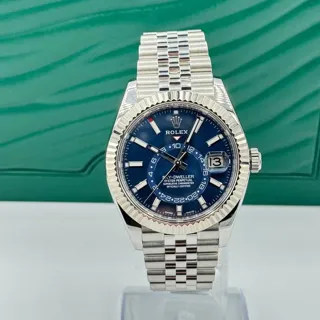 Rolex Sky-Dweller 326934 42mm White gold Blue