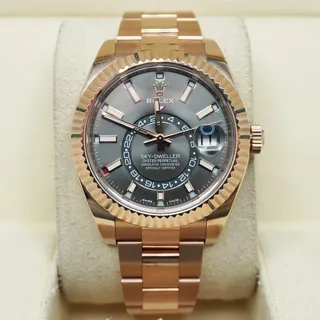 Rolex Sky-Dweller 326935 Rose gold Gray