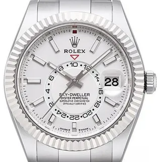 Rolex Sky-Dweller 336934 42mm Yellow gold and Stainless steel White