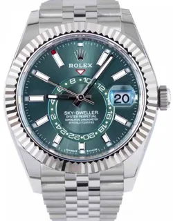 Rolex Sky-Dweller 336934 42mm Stainless steel Green